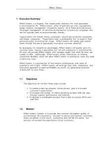 Plan de afaceri - agenție de public relations - PRfect Greens - Pagina 3