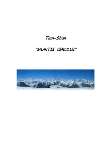 Tian-Shan - Munții Cerului - Pagina 1