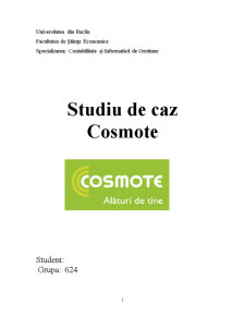 Studiu de Caz - Cosmote - Pagina 1