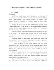 Informatizarea sistemului administrativ în licee - Liceul Teoretic Dimitrie Cantemir Iași - Pagina 3