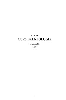 Balneologie - Pagina 1