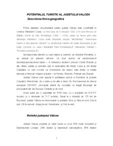 Potențialul turistic al județului Vâlcea - Pagina 1