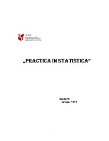 Practică în statistică - Pagina 1