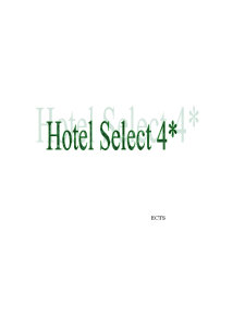 Hotel Select - Pagina 1