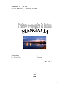 Proiecte Economice în Turism - Mangalia - Pagina 1