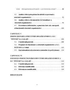 Perfecționarea structurii organizatorice a SC Intfor SA Galați - Pagina 4