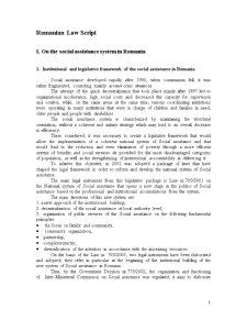 Romanian Law Script - Pagina 1