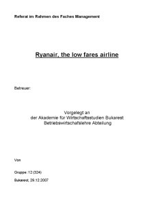 Ryanair - Billigfluglinie - Pagina 1