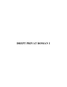 Drept privat român - Pagina 1