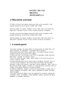 Brânza Mozarella - Pagina 1