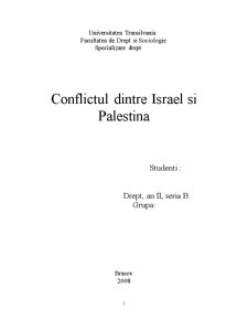Conflictul dintre Israel și Palestina - Pagina 1