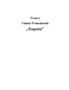 Tehnici promoționale - Eugenia - Pagina 1
