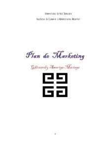 Plan de Marketing - Givenchy - Pagina 1