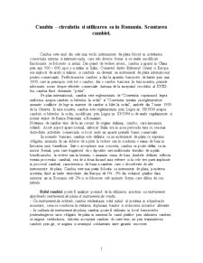 Cambia - circulația și utilizarea sa în România - scontarea cambiei - Pagina 1