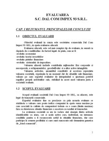 Evaluarea - SC Dal Com Impex 93 SRL - Pagina 2