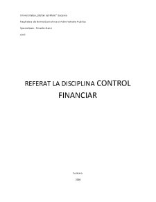 Controlul financiar exercitat prin intermediul Curții de Conturi - Pagina 1