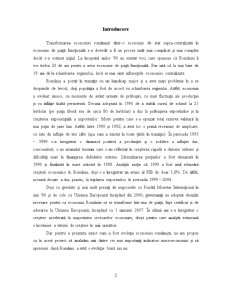 Evaluarea, Evolutia si Perspectivele Economiei Romaniei incepand cu Anul 1990 - Pagina 3