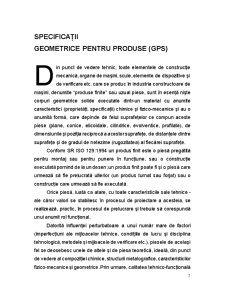 Specificații Geometrice pentru Produse - Pagina 1