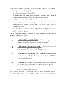 Răspunderea juridică a funcționarului public - Pagina 2