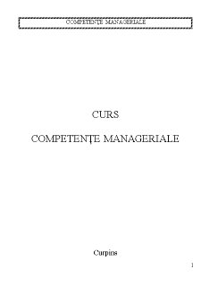 Competențe Manageriale - Pagina 1