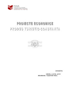 Proiecte Economice - Produs Turistic-Constanta - Pagina 1
