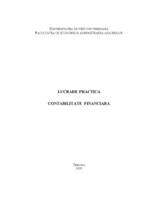 Proiect practică - contabilitatea trezoreriei - Pagina 1