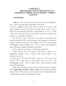 Proces bugetar public monografie al Colegiului Tehnic de Căi Ferate Unirea, Pașcani - Pagina 3