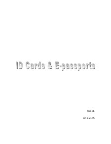 ID Cards & E-Passports - Pagina 1