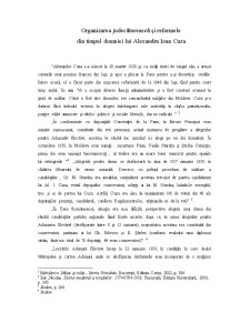 Organizarea Judecătorească și Reformele din Timpul Domniei lui Alexandru Ioan Cuza - Pagina 1