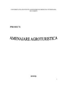 Județul Ialomița - amenajare agroturistică - Pagina 1
