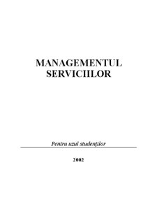Managementul Serviciilor - Pagina 1