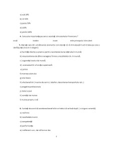 Chestionar privind Analiza Sistemului Motivațional la Romtelecom - Pagina 3