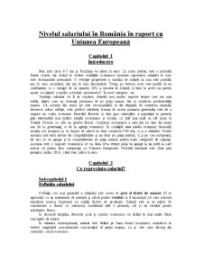 Nivelul Salariului în România în Raport cu UE - Pagina 3