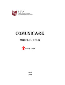 Modelul Kolb - Pagina 1