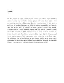 Originile si Formarea Limbii Romane - Pagina 1