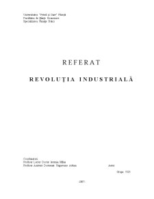 Revoluția Industrială - Pagina 1