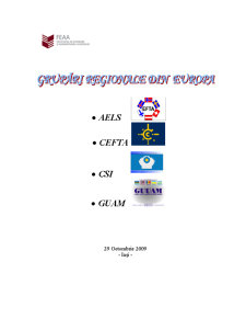 Grupări regionale din Europa - Pagina 1