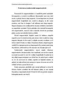 Proiectarea Traductorului Magnetostrictiv - Pagina 1