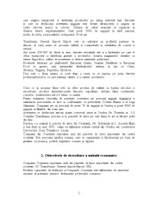 Proiect practică Transilvania General Import Export - Pagina 2