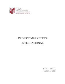 Proiect marketing internațional - SC Vinia SRL - Pagina 1