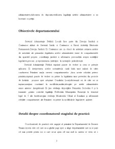 Raport de practică - Primăria Sectorului 6, București - Pagina 3