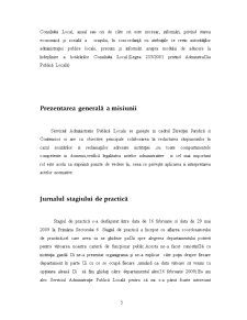Raport de practică - Primăria Sectorului 6, București - Pagina 5
