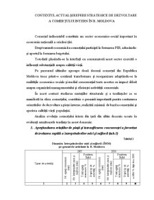 Evoluția și tendințele de dezvoltare a comerțului intern în Republica Moldova - Pagina 1