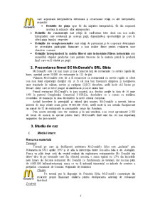 Mediul de Marketing al SC McDonalds's SRL Sibiu - Studiu de Caz - Pagina 5
