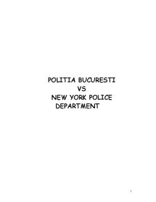 Poliția din București versus poliția din New York - Pagina 1