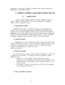 Contract de Mandat Comercial - Pagina 4