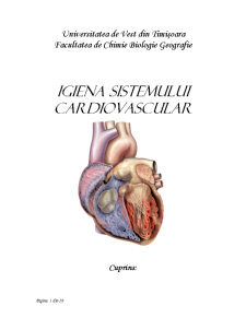 Igiena sistemului cardiovascular - Pagina 1