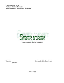 Elemente Probante - Pagina 1