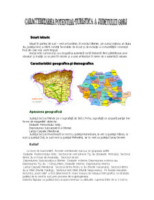 Caracterizarea potențialului turistic al județului Gorj - Pagina 1