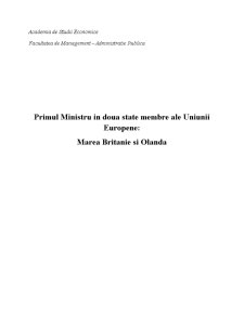 Primul ministru în două state membre ale Uniunii Europene - Marea Britanie și Olanda - Pagina 1